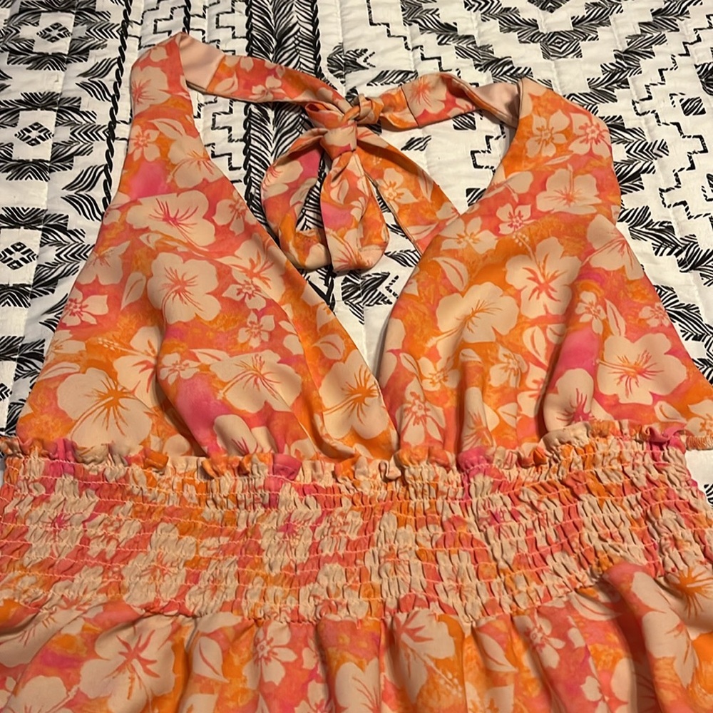 Madden NYC Floral Hawaiian Dress Size XXL - Picture 5 of 9